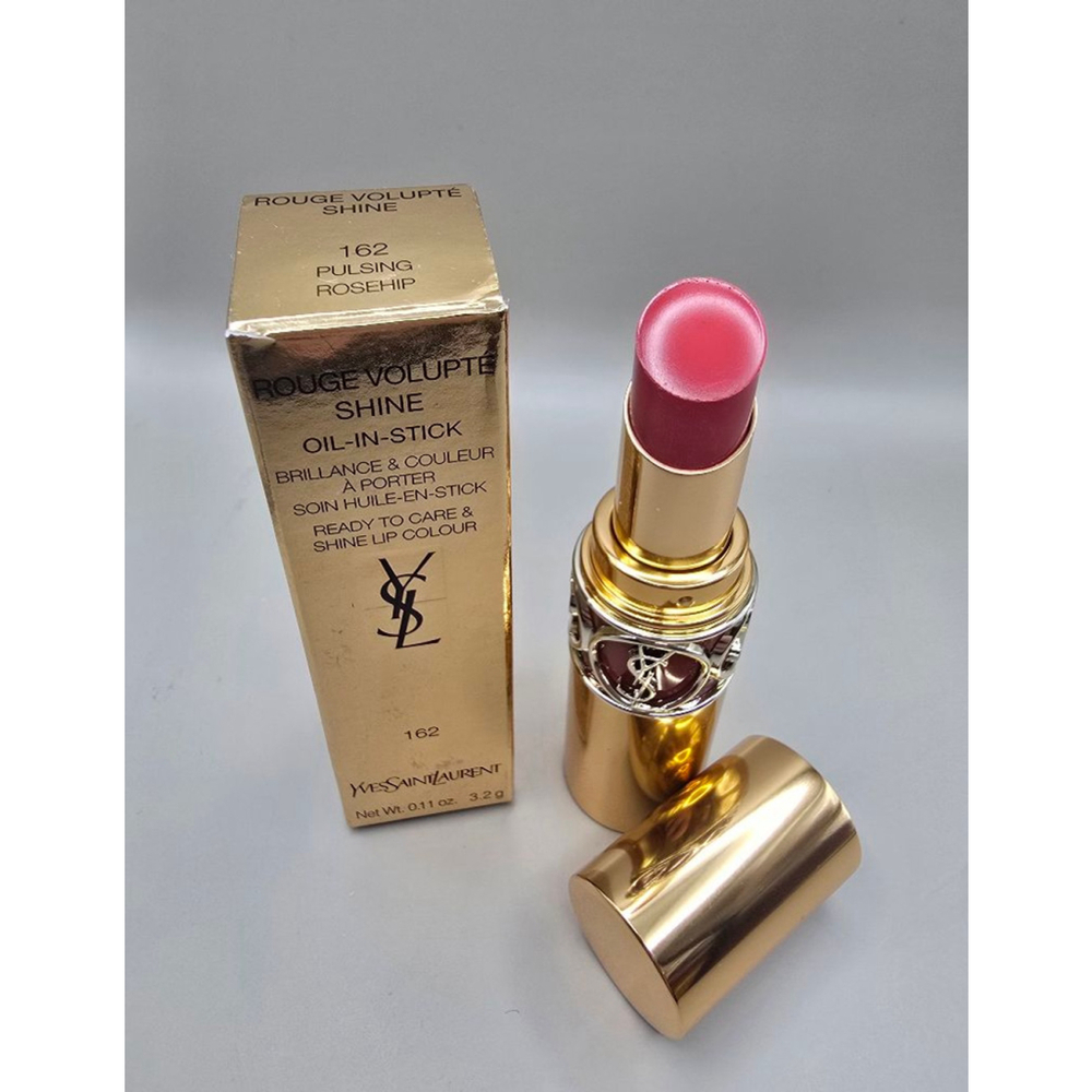 Yves Saint Laurent Lipstick Rouge Volupte Shine 162 Pulsing Rosehip